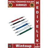Wintoup #kalem Ofis Hediyelik Şık Tasarım Kaliteli Ergonomik Fuar Profesyonel Metal Tükenmez Kalem Kırmızı - Çok Renkli - Tek Ebat
