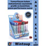 Wintoup #kalem Özel Tasarım 17 cm Çocuk Okul Ofis Ders Not Koleksiyonluk Kahraman Figürlü Yumurtlayan Kalem - Tek Ebat