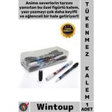 Wintoup #kalem Premium Kaliteli Özel Tasarım Karakterli Okul Ofis Hediyelik Akıcı Anime Figür Tükenmez Kalem - Tek Ebat