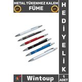 Wintoup #kalem Şık Ergonomik Ofis Hediyelik Tasarım Lüks Kaliteli Profesyonel Ağır Metal Tükenmez Kalem Füme - Çok Renkli - Tek Ebat