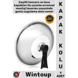 Wintoup #kapak Isıya Dayanıklı Şık Mutfak Aksesuarı Yedek Parça Tutacağı Dikey Tasarım Tencere Kapağı Kolu - Çok Renkli