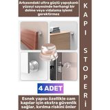 Wintoup #kapıstoperi Güçlü Kendinden Yapışkanlı Kapı Pencere Yatak Arkası Dolap Kapakları Klozet Kapağı Duvar Fayans Cam Ahşap Plastik Hasar Gürültü Önleyici Darbe Emici Şeffaf Silikon Kapı Stoperi 4 Adet - Standart - Çok Renkli