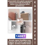 Wintoup #kapıstoperi Ultra Güçlü Kendinden Yapışkanlı Kapı Pencere Yatak Arkası Dolap Kapakları Klozet Kapağı Duvar Fayans Cam Ahşap Plastik Hasar Gürültü Önleyici Darbe Emici Şeffaf Silikon Kapı Stoperi - Standart - Çok Renkli - 1 Adet