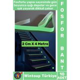 Wintoup Karanlıkta Parlayan Acil Durum Çıkış Merdiven Kenar Esnek Güçlü Yapışkan Fosfor Bant 2 Cmx4 Mtr 10AD