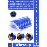 Wintoup #kedifırçası Cat Duvar Köşe Masaj Aleti Ergonomik Tüy Toplayıcı Hazneli Konfor Kedi Kaşınma Fırçası - Tek Ebat