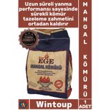Wintoup #Kömür Kaliteli Doğal Odun Kömür Barbekü Piknik Yüksek Isı 1.5 kg Meşe Mangal Kömürü Çıra Hediyeli
