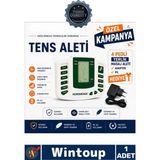 Wintoup #masaj Profesyonel Fizik Tedavi Terapi Dijital Masaj Cihazı Adaptör 4 Ped Pil Hediyeli Tens Cihazı - Çok Renkli
