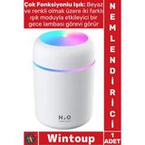 Wintoup #nemlendirici Sessiz Aromaterapi Gece Lambası Otomatik Kapanan Mini Masaüstü USB Hava Nemlendirici - Çok Renkli - Tek Ebat