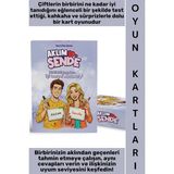 Wintoup #oyun Eğlenceli Sevgili Nişanlı Eş Çift Özel Gün Birbirini Tanıma Ilişki Uyumu Iletişim Gelişimi Komik Kahkaha Sürpriz Ilişki Puanlamalı Kart Oyunu Aklım Sende - Standart