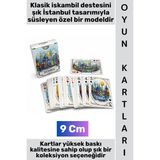 Wintoup #oyun Premium Kalite Kolay Yıpranmaz Suya Yırtılmaya Dayanıklı Koleksiyon Çok Şık Hatıra Hediyelik Istanbul Tasarımlı Klasik Deste Kağıt Oyunu Beyaz Iskambil Kartları