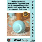 Wintoup #oyuncak Şarjlı Hareket Sensörlü Titreşim Işıklı Otomatik Kedi Akıllı Interaktif Pet Hayvan Oyuncağı - Tek Ebat