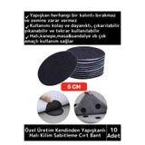 Wintoup Özel Kendinden Yapışkanlı Yıkanabilir Tekrar Kullanılabilir Halı Kilim Kaydırmaz Cırt Bant 10 Adet