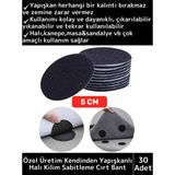 Wintoup Özel Kendinden Yapışkanlı Yıkanabilir Tekrar Kullanılabilir Halı Kilim Kaydırmaz Cırt Bant 30 Adet