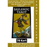 Wintoup Özel Üretim Psikolojik Kişisel Iç Yansıtma Kehanet Açıklamalı Başlangıç Tarot Destesi 78 Kart - Standart