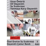 Wintoup Özel Üretim Su Geçirmez Isıya Dayanıklı Alüminyum Ultra Güçlü Tamir Bandı Çamur Bant 3 Adet