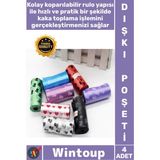 Wintoup #poşet Portatif Dayanıklı Hijyenik Sızdırmaz Ekonomik Dörtlü Pratik Tasarım Harika Köpek Kaka Poşeti - Tek Ebat