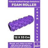 Wintoup Premium Fitness Aerobik Denge Stabilite Kas Esnekliği Geliştirici Kadın Erkek Foam Roller 33 Cm - Çok Renkli