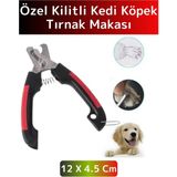 Wintoup Premium Güvenlik Kelepçeli Asmalı Petshop Evcil Hayvan Pet Kedi Köpek Tırnak Makası - Premium Yüksek Kaliteli Güvenlik Kelepçeli Asmalı Petshop Evcil Hayvan Pet Kedi Köpek Tırnak Makası - Siyah