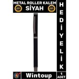 Wintoup #rollerkalem Lüks Tasarım Hafif Akıcı Yazım Günlük Anı Fuar Seminer Ofis Kırtasiye Babalar Öğretmenler Günü Kurumsal Hediyelik Promosyon Imza Kalemi Şık Kaliteli Mürekkep Metal Roller Kalem Siyah - Çok Renkli - Tek Ebat