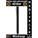 Wintoup #rollerkalem Lüks Tasarım Hafif Akıcı Yazım Günlük Anı Fuar Seminer Promosyon Ofis Kırtasiye Öğretmenler Günü Hediyelik Imza Kalemi Şık Kaliteli Mürekkep Metal Roller Kalem Siyah - Çok Renkli - Tek Ebat