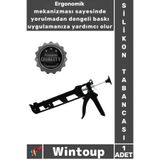 Wintoup #SilikonTabancası Profesyonel Sağlam Metal Gövdeli Ergonomik Mastik Manuel Soğuk Silikon Tabancası