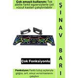Wintoup #şınavbarı Kaymaz Çok Fonksiyonlu Omuz Sırt Kol Kas Gelişimi Dayanıklılık Pratik Ev Tipi Şınav Barı - Çok Renkli