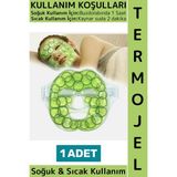 Wintoup Soğuk Sıcak Kompres Termojel Sakinleştirici Ağrı Şişkinlik Azaltıcı Salatalık Desenli Yüz Maskesi