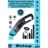 Wintoup #süpürge Güçlü Vakum Şarjlı Islak Kuru El Tipi Pratik Yeni Nesil Oto Bakım 5 Başlıklı Araç Süpürgesi - Tek Ebat - Çok Renkli