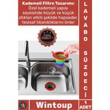 Wintoup #süzgeç Mutfak Banyo Gider Koruyucu Tıkanıklık Önleyici Pratik Şık Renkli 6 Kademeli Lavabo Süzgeci - Çok Renkli - Tek Ebat