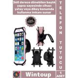 Wintoup #telefontutucu Navigasyon Yatay Dikey Güçlü Tutuş Sarsıntı Önler Motosiklet Bisiklet Telefon Tutucu - Tek Ebat - Çok Renkli