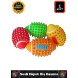 Wintoup #top Dayanıklı Isırmaya Dayanıklı Dikenli Tasarım Diş Temizleme Aparatı Sesli Köpek Diş Kaşıma Topu - Tek Ebat