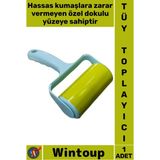 Wintoup #tüytemizleyici Uzun Ömürlü Pratik Tekrar Kullanılabilir Pet Evcil Hayvan Kedi Köpek Koltuk Kıyafet Elbise Giysi Tüy Yıkanabilir Kıl Tüy Temizleme Rulosu - Tek Ebat - Çok Renkli