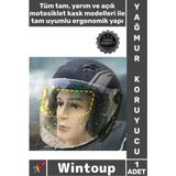 Wintoup #yağmurkoruyucu Su Itici Film Buğu Önleyici Şeffaf Evrensel Vizör Motosiklet Kaskı Yağmur Kaydırıcı - Tek Ebat - Çok Renkli