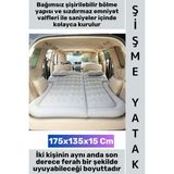Wintoup #yatak Ergonomik Konforlu Panelvan Minibüs Kamp Piknik Outdoor Plaj Uzun Yol Seyahat Ekstra Dolgun Hızlı Kurulum Oversize Yumuşak Terletmez Kadife Kaplama Araç Içi Şişme Yatak - Standart