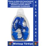 Wintoup #Yüzme Su Gürültü Geçirmez Havuz Deniz Dalış Yüzme Saklama Kutulu İpli Esnek Silikon Kulak Tıkacı