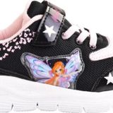 Winx Kız Çocuk Siyah Spor Ayakkabı / Ellaboni Anatomik Taban Siyah Okul Ayakkabısı