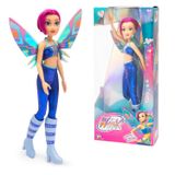 Winx Tecna, Fashion Doll yükseklik 27 cm, tamamen hareketli, çıkarılabilir kanatlı yeni animasyon serisi elbise, 3 yaşından büyük çocuklar için