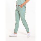 Wio Uniform Jogger Kadın Likralı Üniforma Pantolon - Mint Yeşili - XL