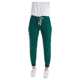 Wio Uniform Jogger- Kadın Likralı Yeşil Üniforma Pantolon - XS