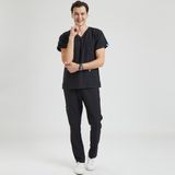 Wio Uniform LİKRALI DİNAMİK BASIC DOKTOR, HEMŞİRE FORMASI – ERKEK, SİYAH XL