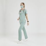 Wio Uniform LİKRALI DİNAMİK CLOWER DOKTOR, HEMŞİRE FORMA TAKIM - KADIN, MİNT YEŞİL XS