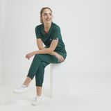 Wio Uniform Lıkralı Dinamik Jogger Doktor, Hemşire Forma Takım - Kadın, Yeşil