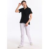 Wio Uniform Likralı Dinamik Lılac Medikal Üniforma, Spa, Estetik Ve Güzellik Merkezi Forma Takım - Kadın, Siyah - 2XL