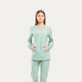 Wio Uniform LİKRALI DİNAMİK TULİP DOKTOR, HEMŞİRE FORMA TAKIM - KADIN, MINT YEŞİL S