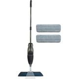 Wipe Sprey Mop Gri - Tıpasız Sistem -2 Mop Bezli - 700 cc Su Hazneli - Üretici Garantili