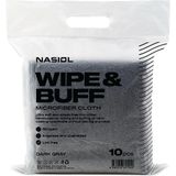 Wipe&buff Mikrofiber Seramik Kaplama Uygulama Bezi 10'lu Paket, Tüy Bırakmaz Detailing Bezi, Çift Taraflı Araç Içi Bakım,temizlik Bez