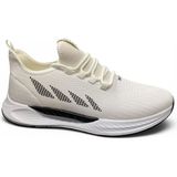 Wipper 45-46-47-48 Numaralarda Erkek Sneaker-Rahat Kalıp Spor Ayakkabı - Beyaz
