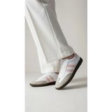 Wipper Retro Serisi Vintage Tasarım Günlük Sneakers Old Money Stil Şık ve Rahat Kadın Spor Ayakkabı - Beyaz - Pudra