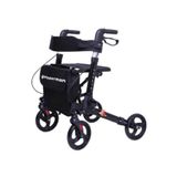 WİPPERMAN Siyah 502 Rollator Yürüteç – Frenli, Katlanabilir, Alüminyum Gövde