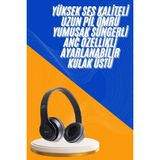 Wireless 5.0 Bluetooth Kablosuz Kulaklık Anc Özellikli Kulak Üstü Ayarlanabilir - Lisinya
